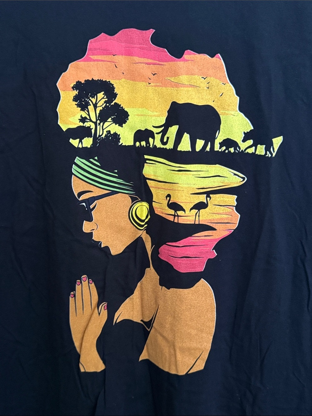 Soul Sista's Boutique Black Cotton Tee - 2XL - Picture 3 of 5